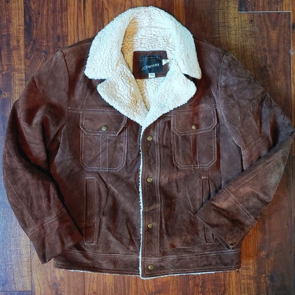 jcpenney Other - Vintage 1970's JCPenney Suede Rancher Chore Coat
